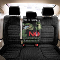 Protect The Everglades Back Car Seat Cover Gator No Alligator Alcatraz - Wonder Print Shop