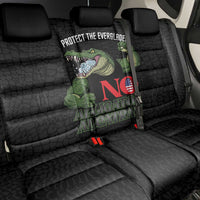 Protect The Everglades Back Car Seat Cover Gator No Alligator Alcatraz - Wonder Print Shop
