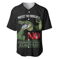 Protect The Everglades Baseball Jersey Gator No Alligator Alcatraz - Wonder Print Shop