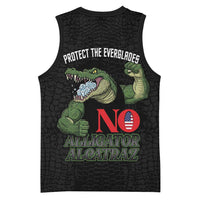 Protect The Everglades Basketball Jersey Gator No Alligator Alcatraz - Wonder Print Shop