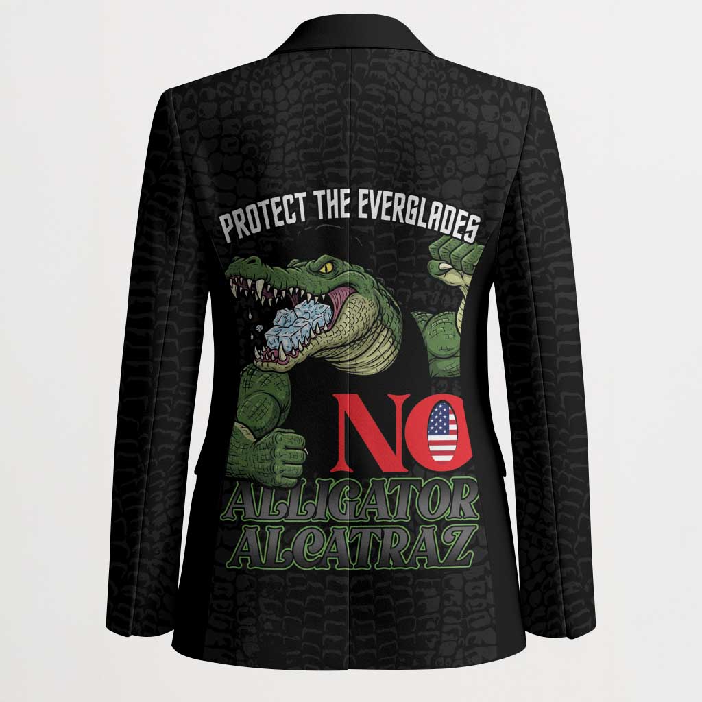 Protect The Everglades Blazer Gator No Alligator Alcatraz - Wonder Print Shop