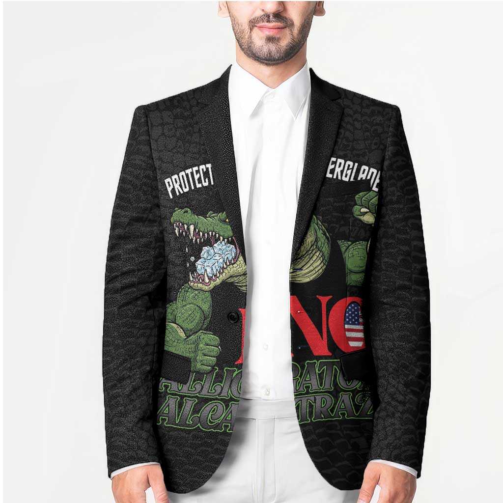 Protect The Everglades Blazer Gator No Alligator Alcatraz - Wonder Print Shop
