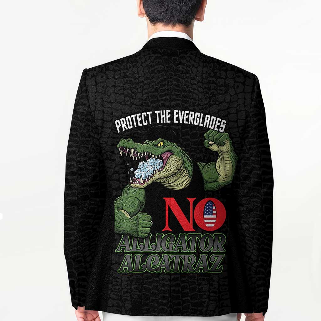 Protect The Everglades Blazer Gator No Alligator Alcatraz - Wonder Print Shop
