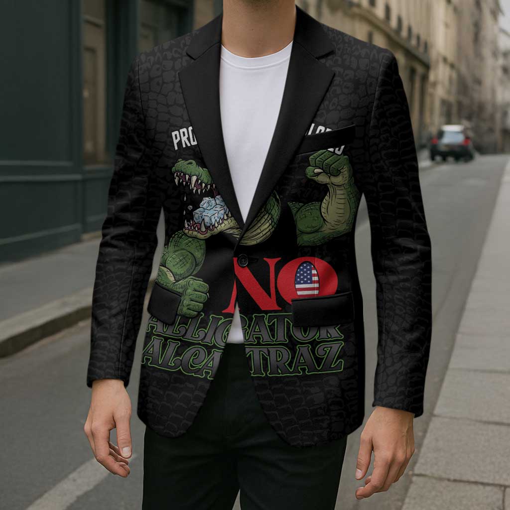 Protect The Everglades Blazer Gator No Alligator Alcatraz - Wonder Print Shop