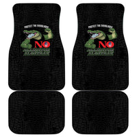 Protect The Everglades Car Mats Gator No Alligator Alcatraz - Wonder Print Shop