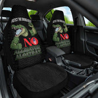 Protect The Everglades Car Seat Cover Gator No Alligator Alcatraz - Wonder Print Shop