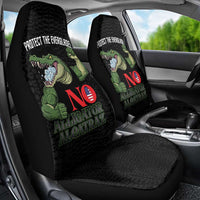 Protect The Everglades Car Seat Cover Gator No Alligator Alcatraz - Wonder Print Shop