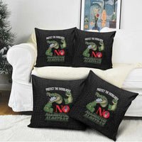Protect The Everglades Pillow Cover Gator No Alligator Alcatraz - Wonder Print Shop