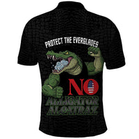 Protect The Everglades Polo Shirt Gator No Alligator Alcatraz - Wonder Print Shop