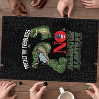 Protect The Everglades Puzzle Gator No Alligator Alcatraz - Wonder Print Shop