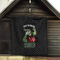 Protect The Everglades Quilt Gator No Alligator Alcatraz - Wonder Print Shop