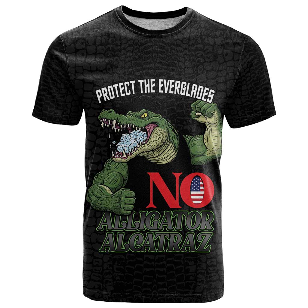 Protect The Everglades T Shirt Gator No Alligator Alcatraz - Wonder Print Shop