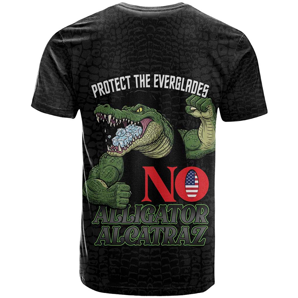 Protect The Everglades T Shirt Gator No Alligator Alcatraz - Wonder Print Shop