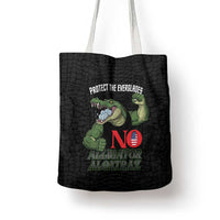 Protect The Everglades Tote Bag Gator No Alligator Alcatraz - Wonder Print Shop