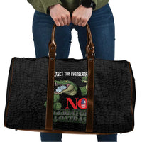 Protect The Everglades Travel Bag Gator No Alligator Alcatraz - Wonder Print Shop