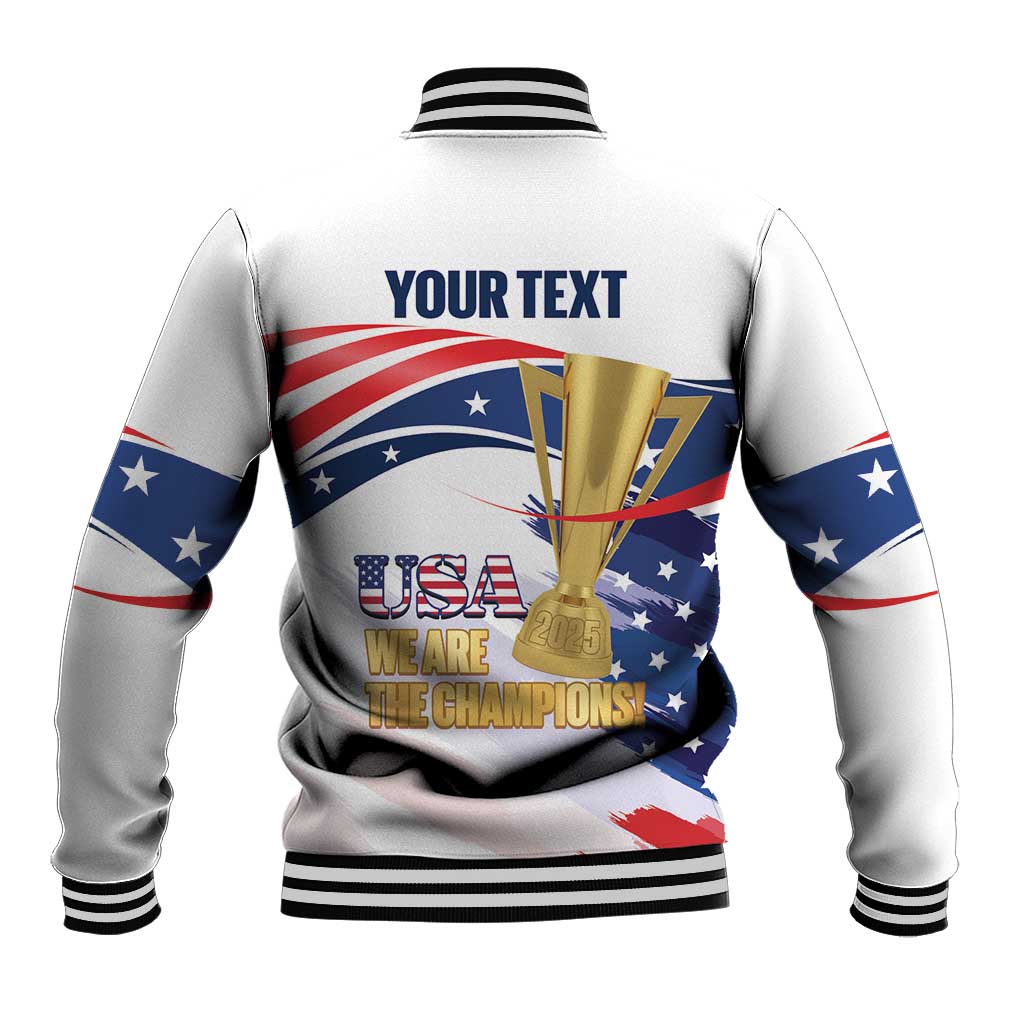 Personalized United States Soccer Baseball Jacket 2025 USA Champions - Wonder Print Shop