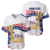 Personalized United States Soccer Baseball Jersey 2025 USA Champions - Wonder Print Shop