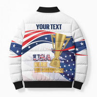 United States Soccer Bomber Puffer Jacket 2025 USA Champions - Wonder Print Shop