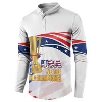 Personalized United States Soccer Button Sweatshirt 2025 USA Champions - Wonder Print Shop