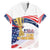 Personalized United States Soccer Family Matching Off The Shoulder Long Sleeve Dress and Hawaiian Shirt 2025 USA Champions - Wonder Print Shop