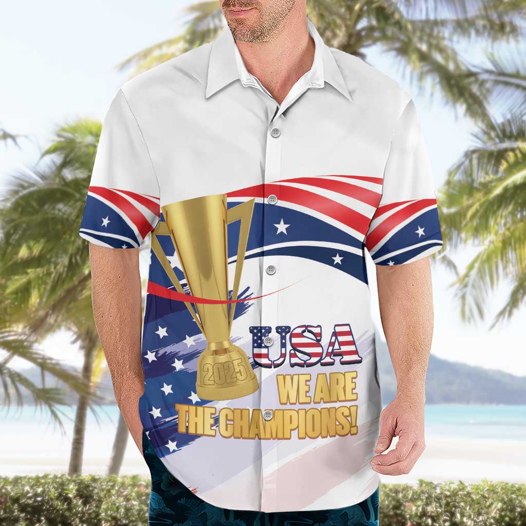 Personalized United States Soccer Hawaiian Shirt 2025 USA Champions - Wonder Print Shop