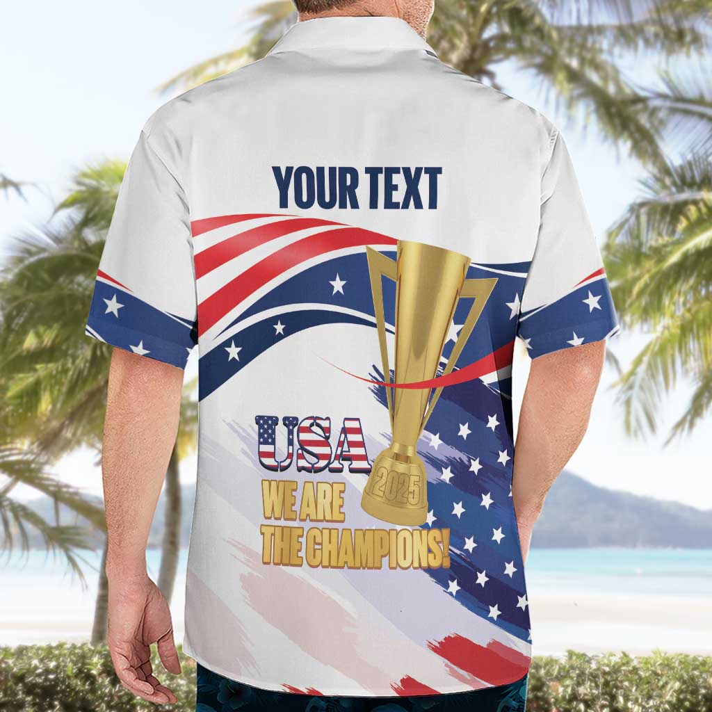 Personalized United States Soccer Hawaiian Shirt 2025 USA Champions - Wonder Print Shop