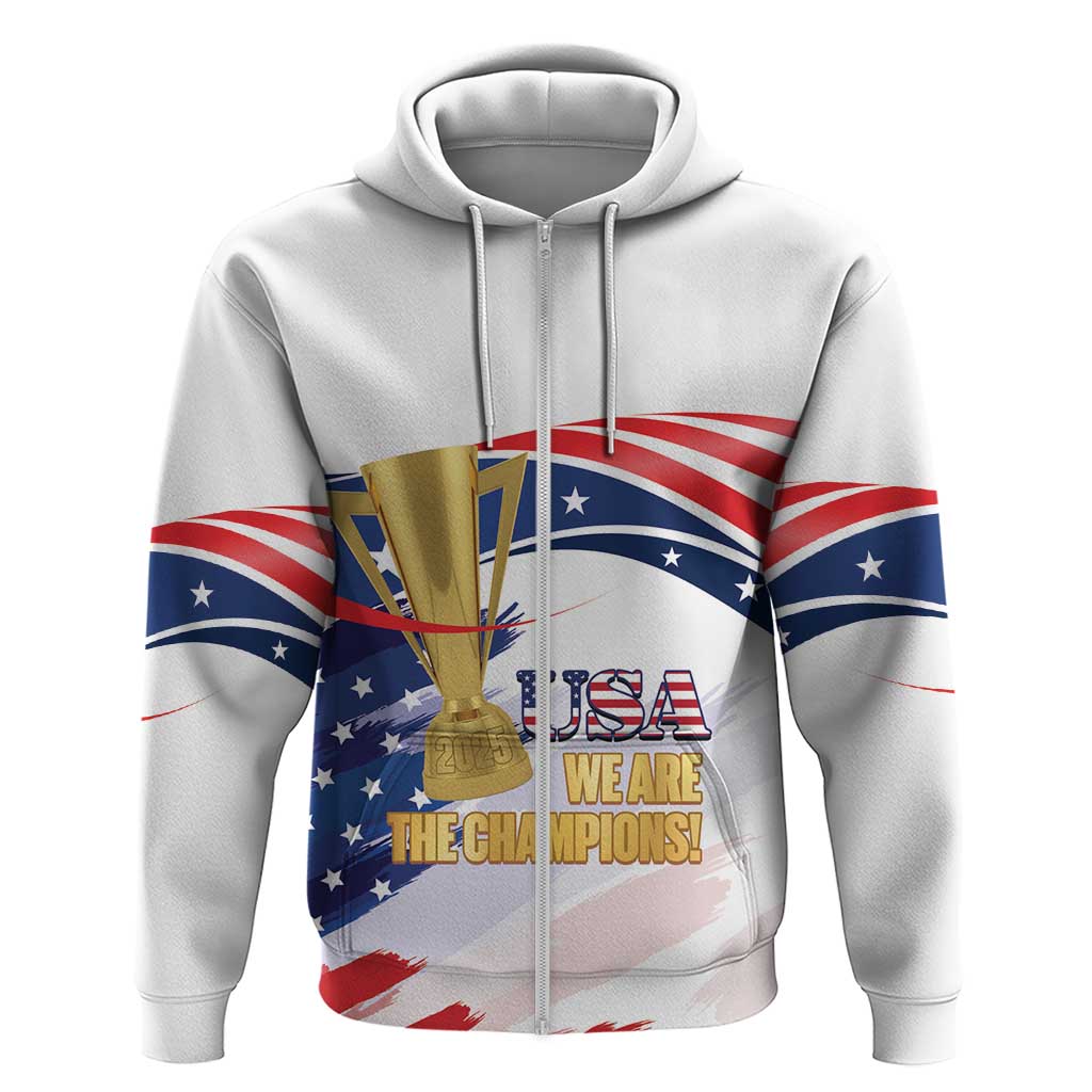 Personalized United States Soccer Hoodie 2025 USA Champions - Wonder Print Shop
