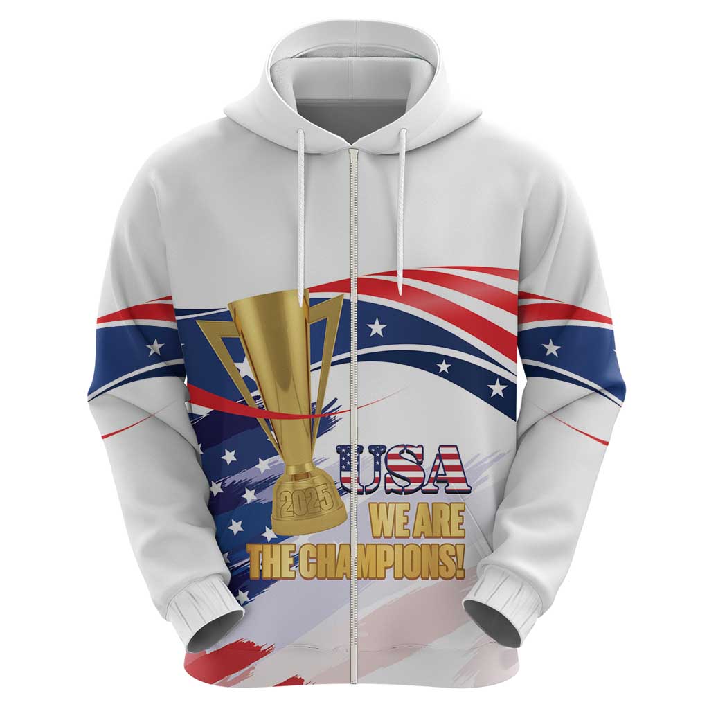 Personalized United States Soccer Hoodie 2025 USA Champions - Wonder Print Shop