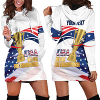 Personalized United States Soccer Hoodie Dress 2025 USA Champions - Wonder Print Shop