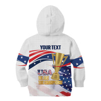 Personalized United States Soccer Kid Hoodie 2025 USA Champions - Wonder Print Shop