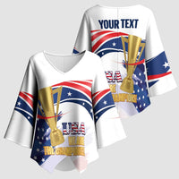 United States Soccer Kimono Sleeve Blouse 2025 USA Champions - Wonder Print Shop