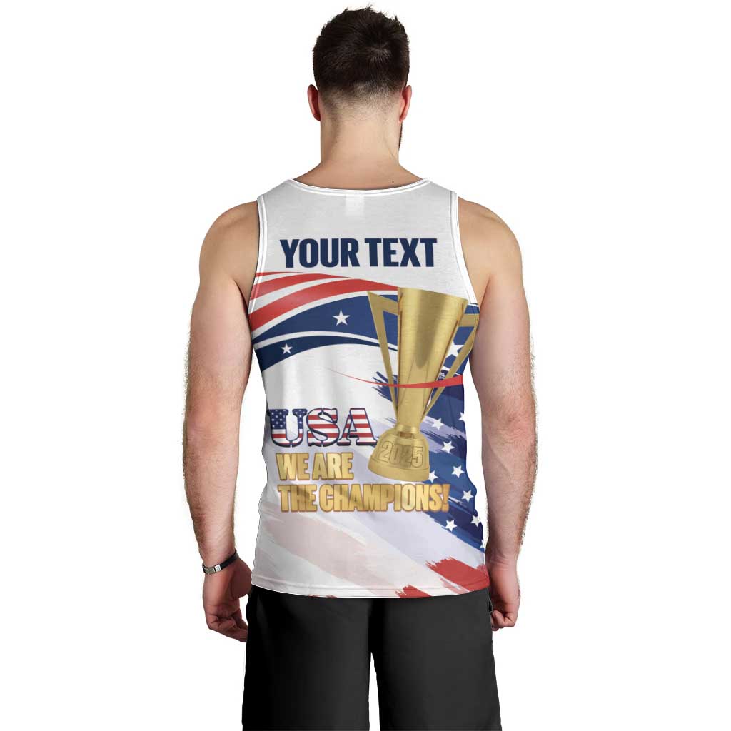 Personalized United States Soccer Men Tank Top 2025 USA Champions - Wonder Print Shop