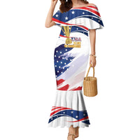 Personalized United States Soccer Mermaid Dress 2025 USA Champions - Wonder Print Shop