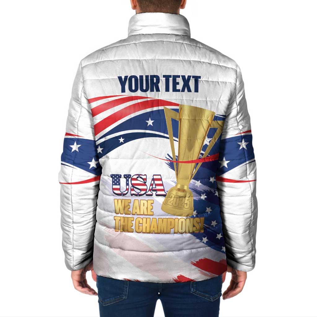 United States Soccer Padded Jacket 2025 USA Champions - Wonder Print Shop