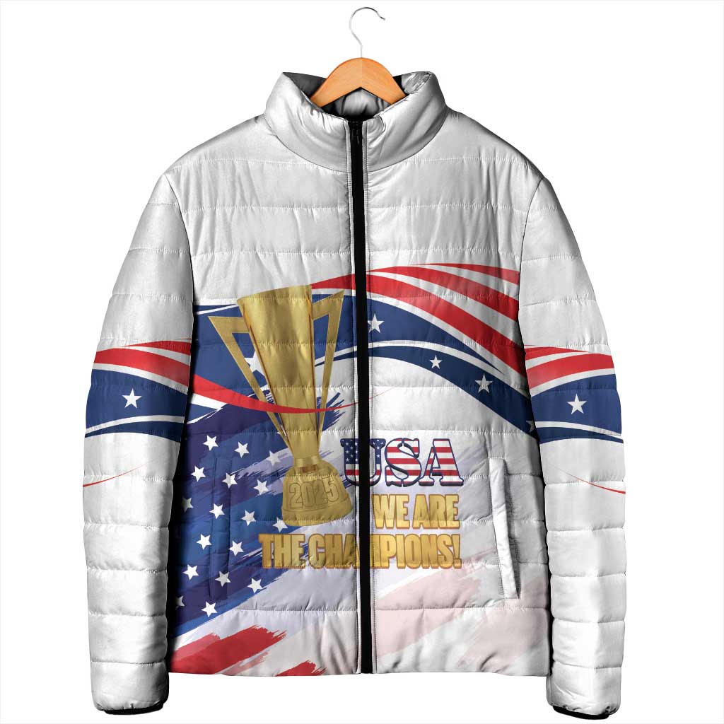 United States Soccer Padded Jacket 2025 USA Champions - Wonder Print Shop