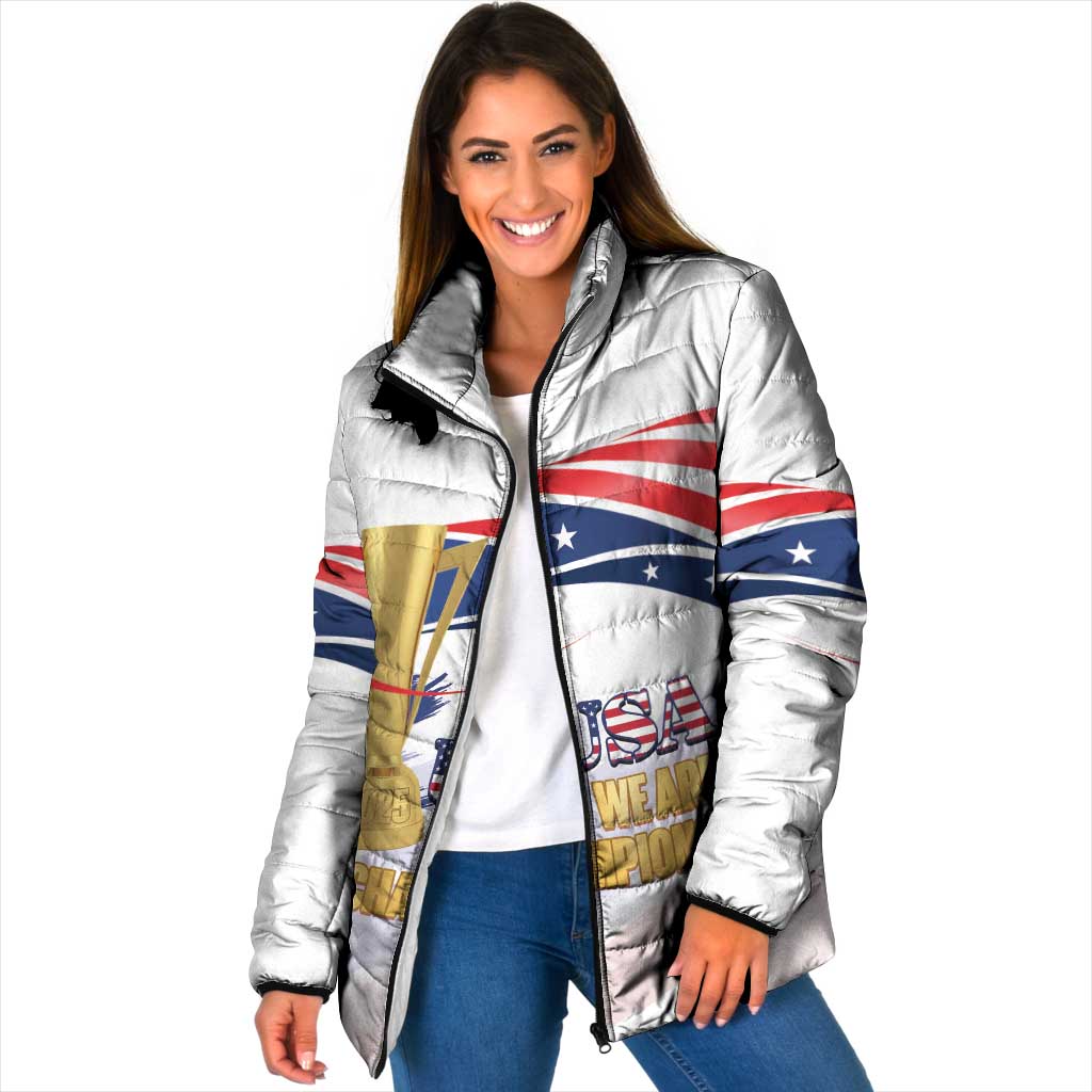 United States Soccer Padded Jacket 2025 USA Champions - Wonder Print Shop
