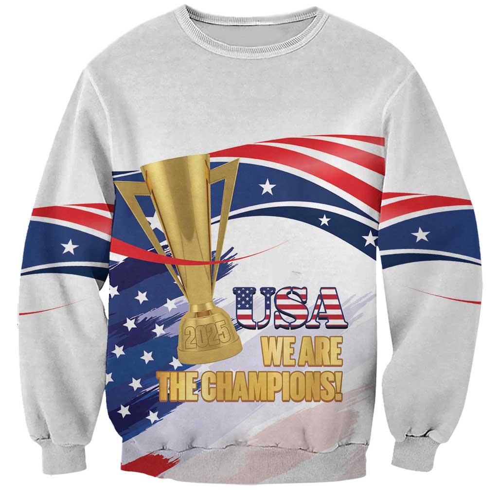 Personalized United States Soccer Sweatshirt 2025 USA Champions - Wonder Print Shop