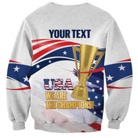Personalized United States Soccer Sweatshirt 2025 USA Champions - Wonder Print Shop