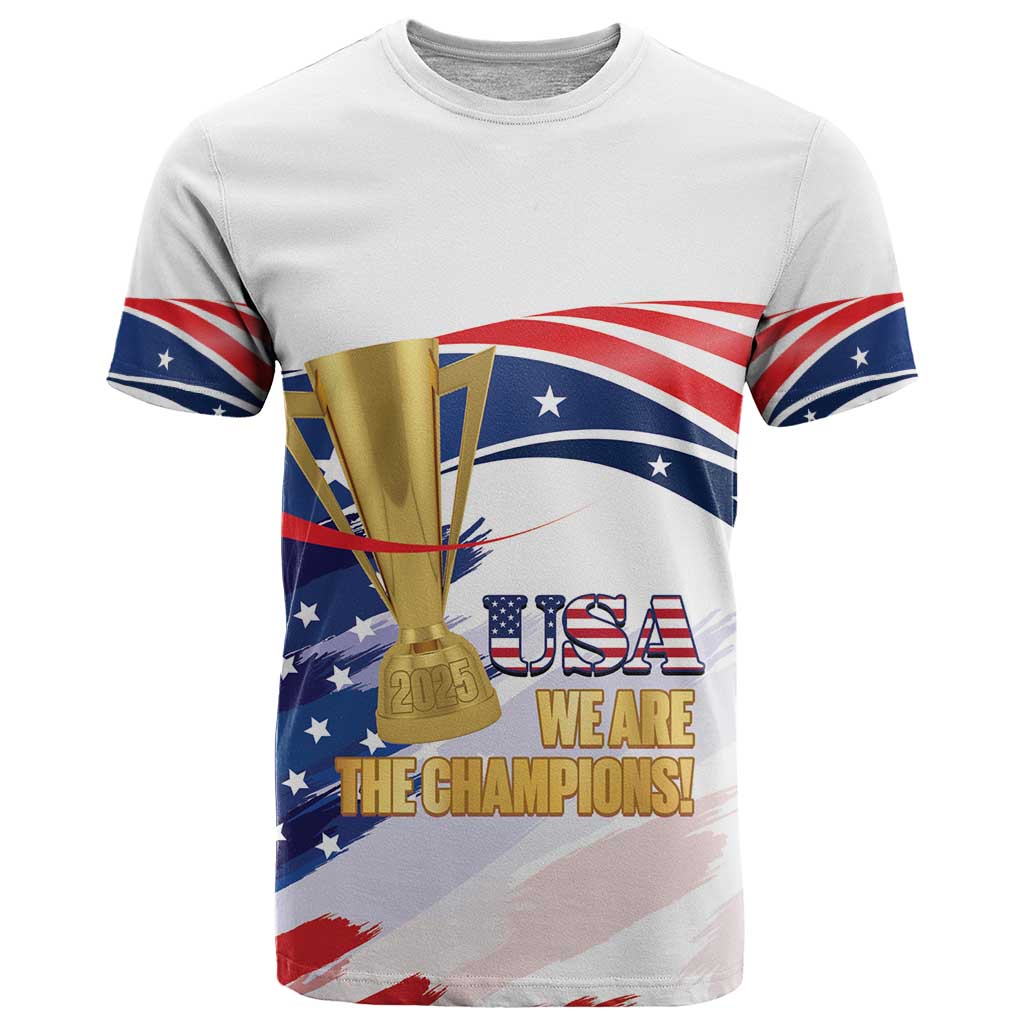 Personalized United States Soccer T Shirt 2025 USA Champions - Wonder Print Shop