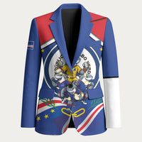 Cape Verde 2026 Football Blazer Orgulho Tubaroes Azuis Make History