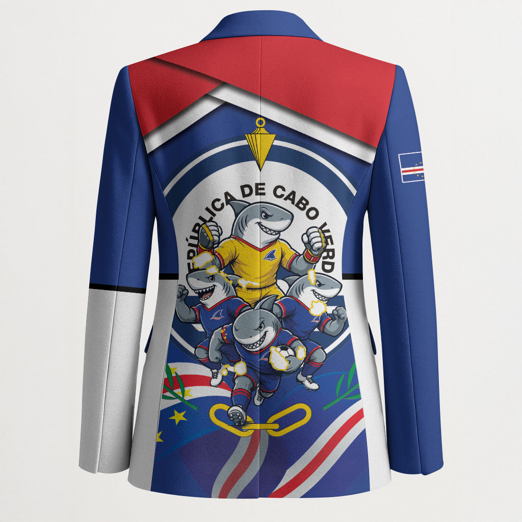 Cape Verde 2026 Football Blazer Orgulho Tubaroes Azuis Make History