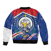 Cape Verde 2026 Football Bomber Jacket Orgulho Tubaroes Azuis Make History