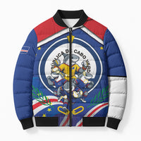 Cape Verde 2026 Football Bomber Puffer Jacket Orgulho Tubaroes Azuis Make History