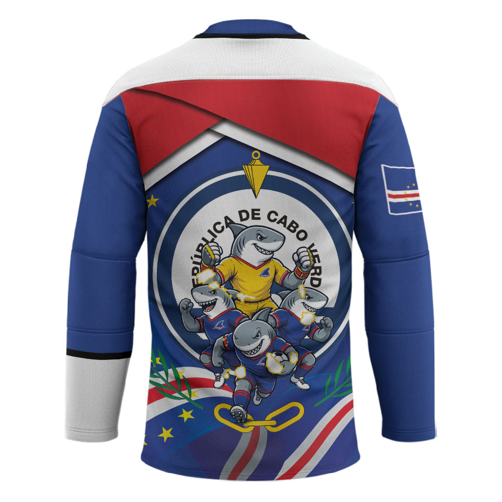 Cape Verde 2026 Football Hockey Jersey Orgulho Tubaroes Azuis Make History