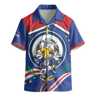 Cape Verde 2026 Football Kid Hawaiian Shirt Orgulho Tubaroes Azuis Make History
