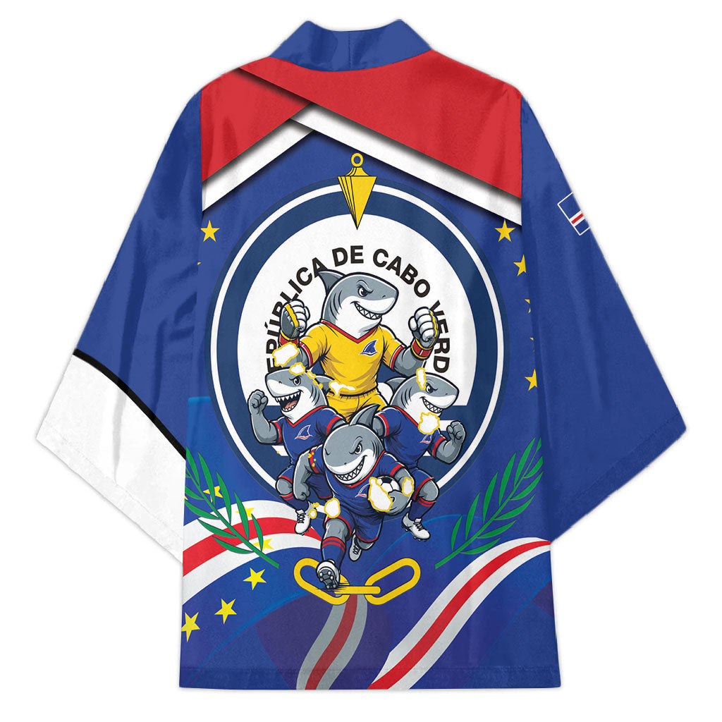 Cape Verde 2026 Football Kimono Orgulho Tubaroes Azuis Make History