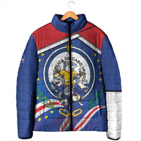 Cape Verde 2026 Football Padded Jacket Orgulho Tubaroes Azuis Make History