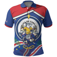 Cape Verde 2026 Football Polo Shirt Orgulho Tubaroes Azuis Make History