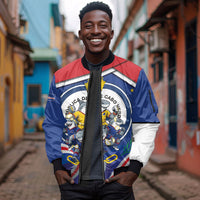 Cape Verde 2026 Football Sleeve Zip Bomber Jacket Orgulho Tubaroes Azuis Make History