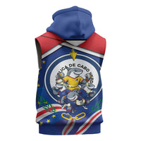 Cape Verde 2026 Football Sleeveless Hoodie Orgulho Tubaroes Azuis Make History